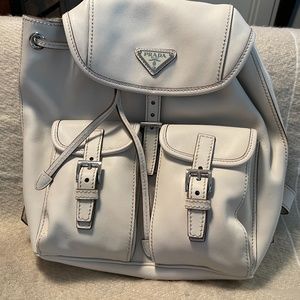 Authentic Prada Calfskin leather backpack